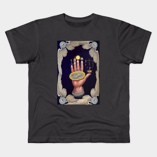 Esoteric Hand of the Mysteries Kids T-Shirt by Star Scrunch